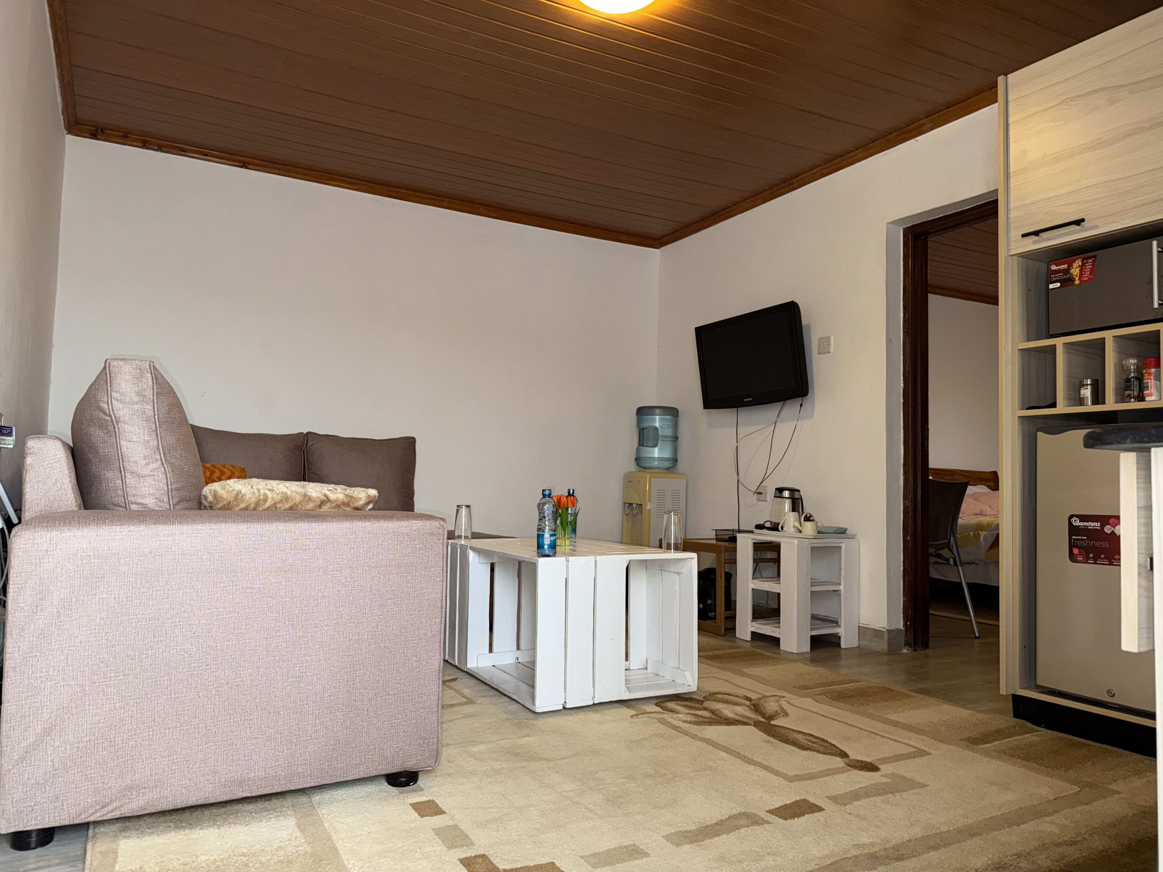 Comfortable Guest House Living Area at Jazby Guest House in Naivasha - Image 3