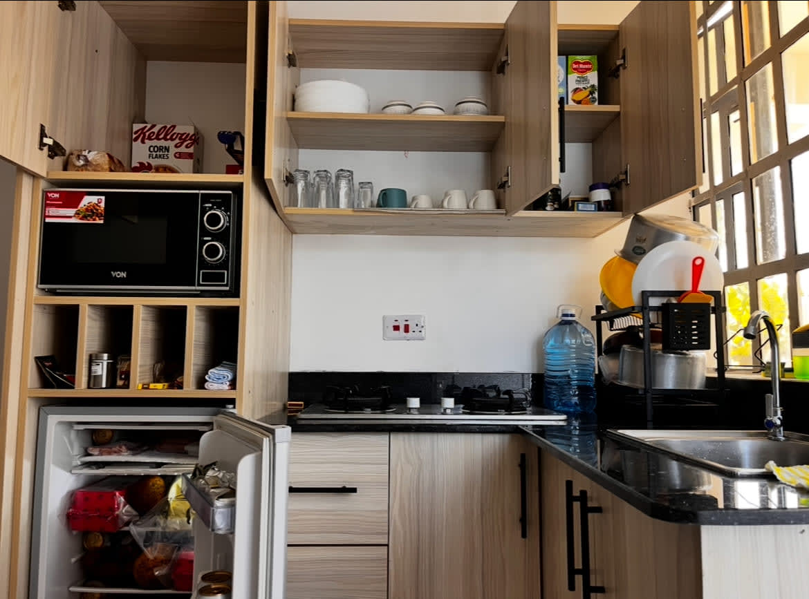 Shared Kitchen for Your Convenience at Jazby Guest House in Naivasha - Image 6