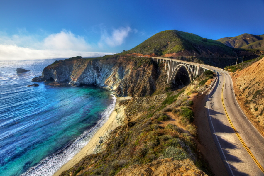Bixby Bridge on Highway 1 Big Sur