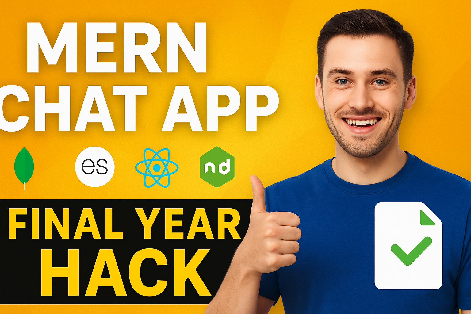 Real Time Chat App MERN – Source Code + IEEE Report for Final Year Thumbnail