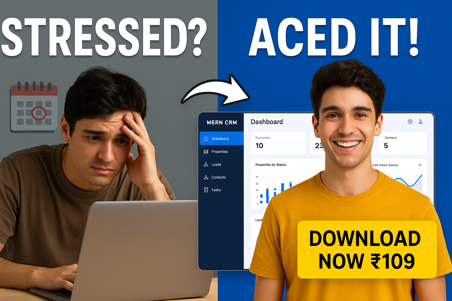 Ace Your Final Year with Real Estate CRM MERN Project + Report Thumbnail