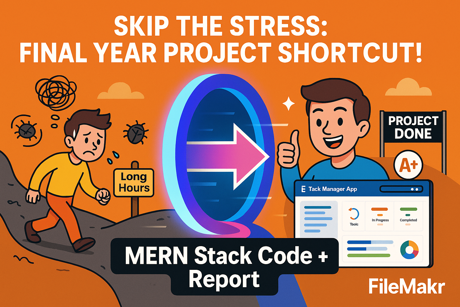 Ace Your Final Year: MERN Task Manager App with Source Code & Report Thumbnail