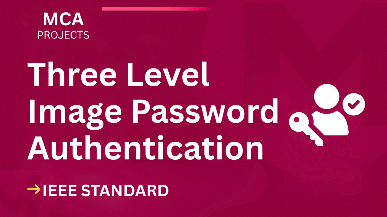 Three Level Image Password Authentication – MCA Project Report with IEEE Standard Format cover image
