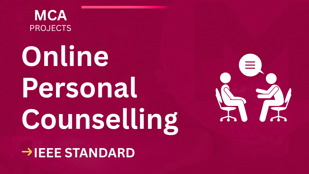 Download MCA Online Personal Counselling Project Report (IEEE) cover image