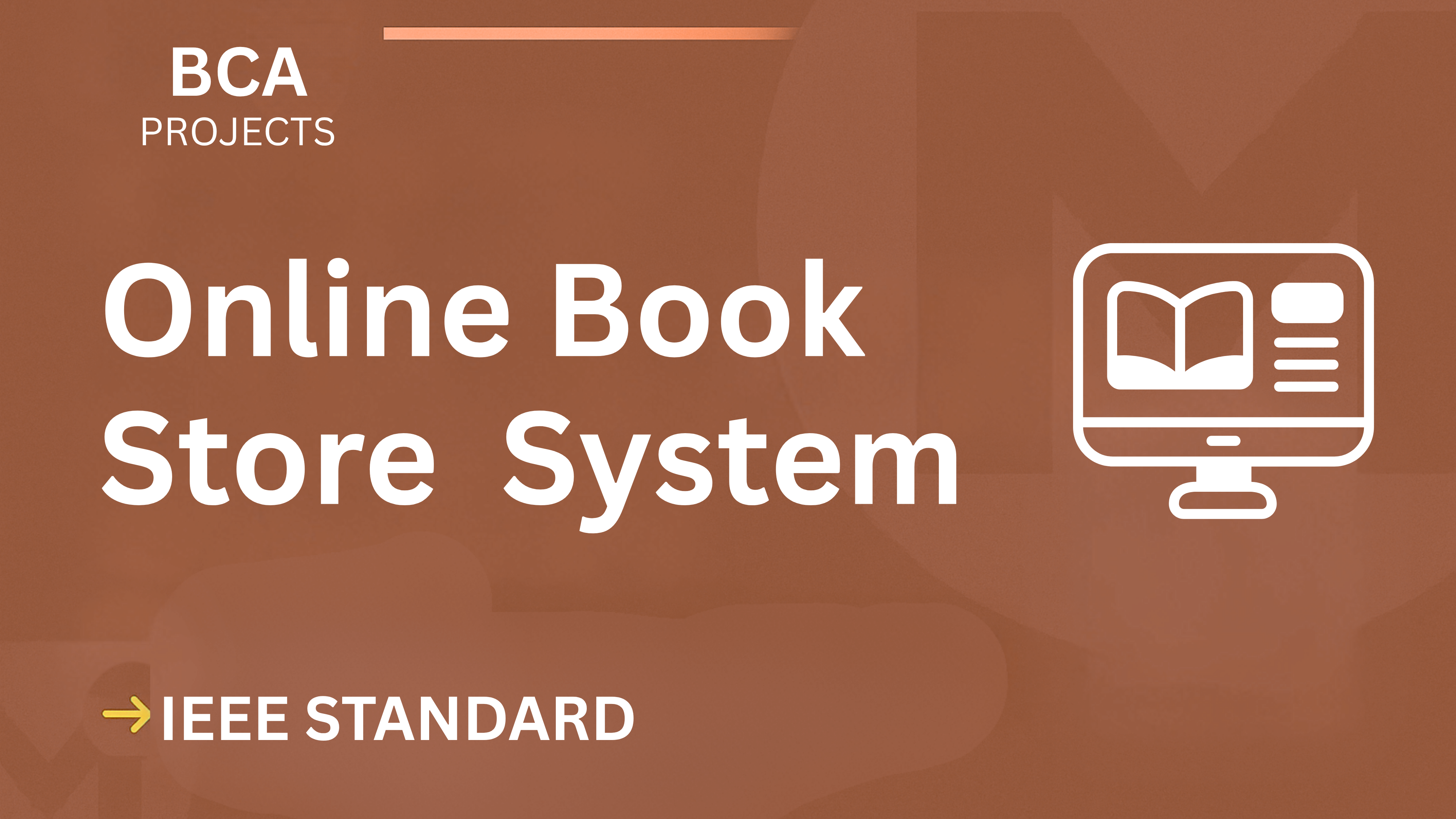 Score High with BCA Online Book Store Project Report (IEEE Format) cover image