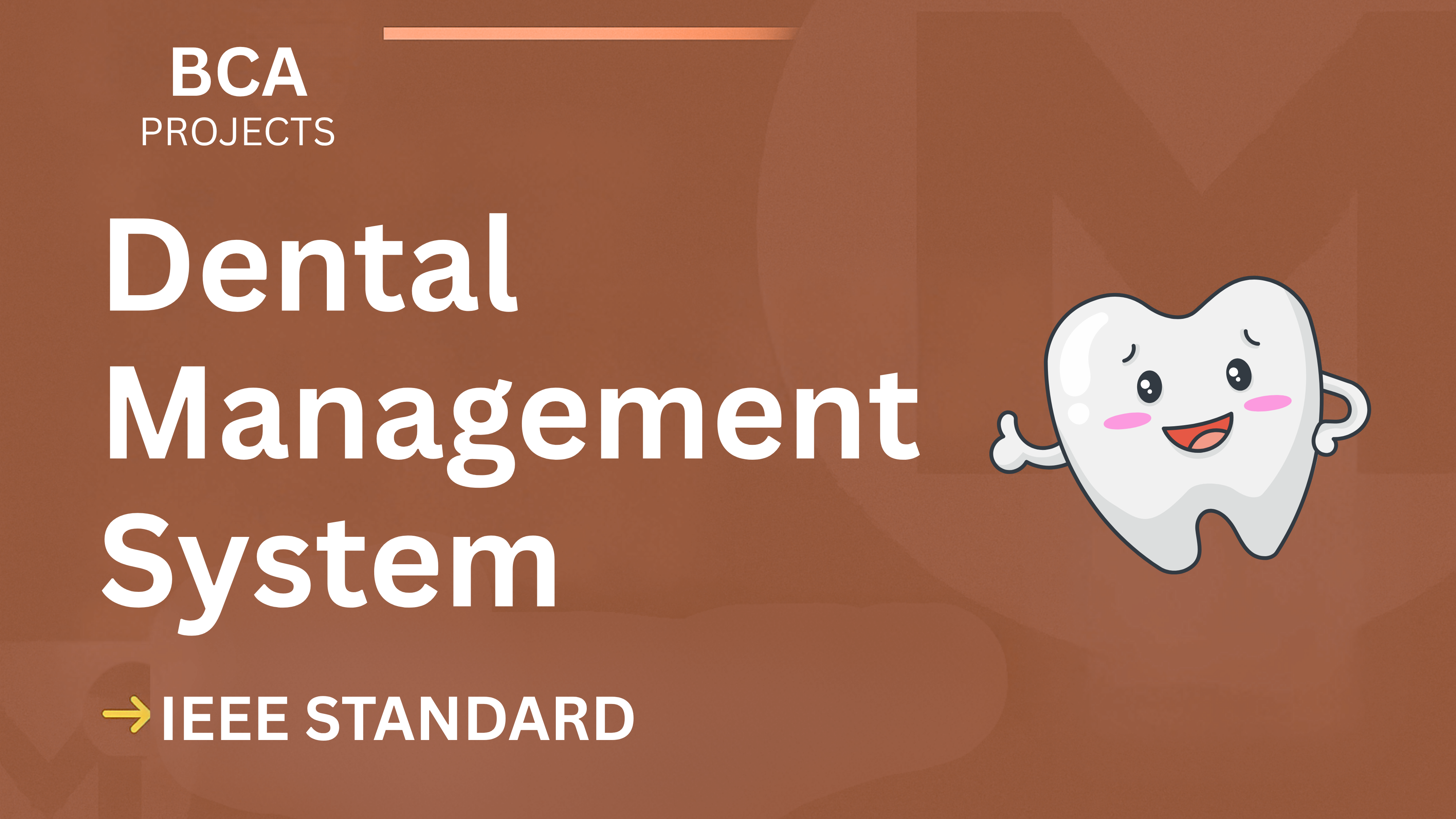 Download BCA Dental Management System Project Report & Code (IEEE) cover image