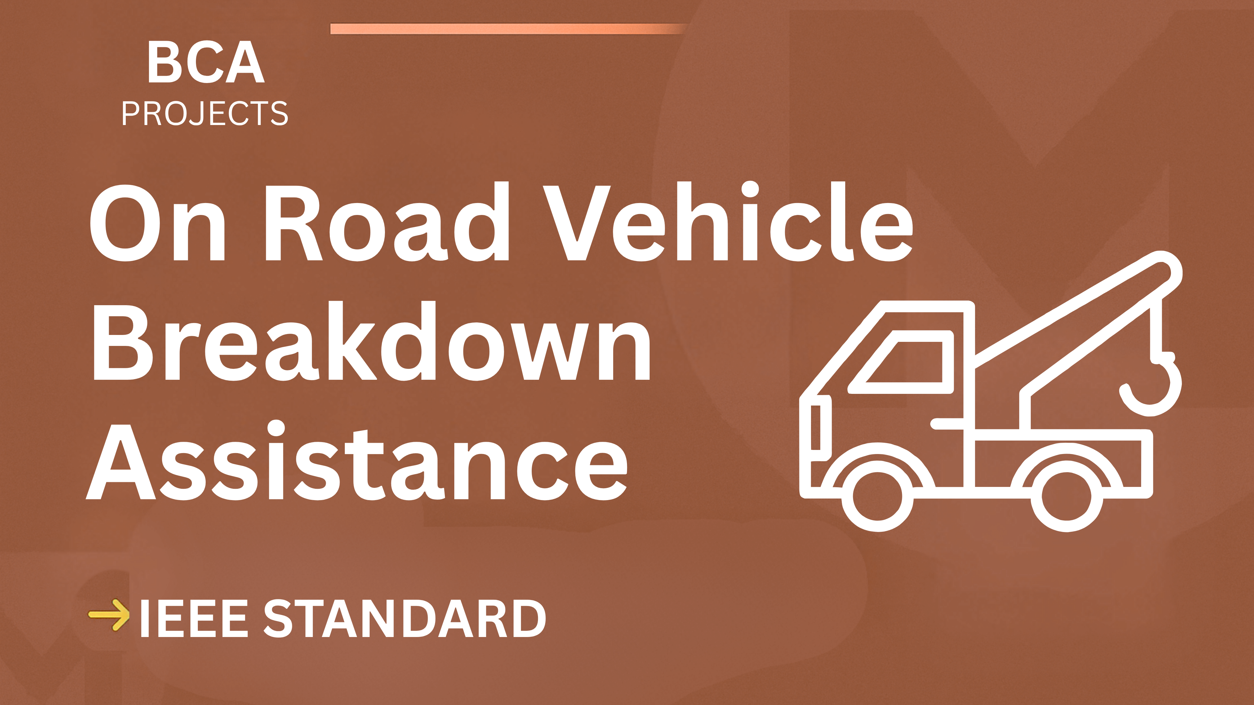 On Road Vehicle Breakdown Assistance Finder – BCA Project Report with IEEE Standard Format cover image