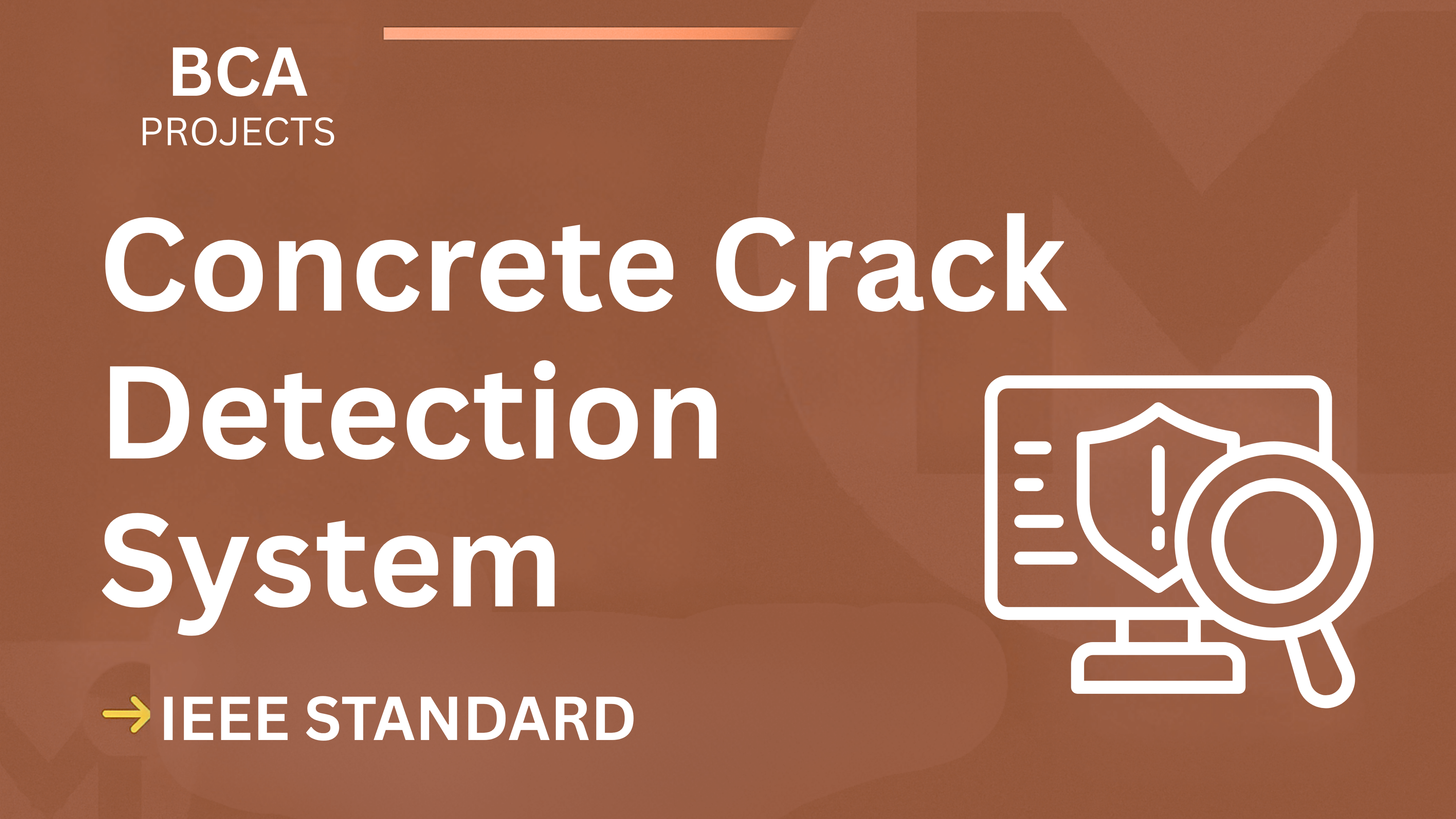 Ace Your BCA Final Year: Concrete Crack Detection Project Report cover image