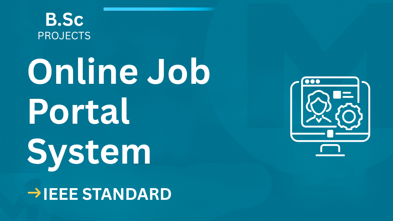 Online Job Portal – B.Sc Project Report with IEEE Standard Format cover image