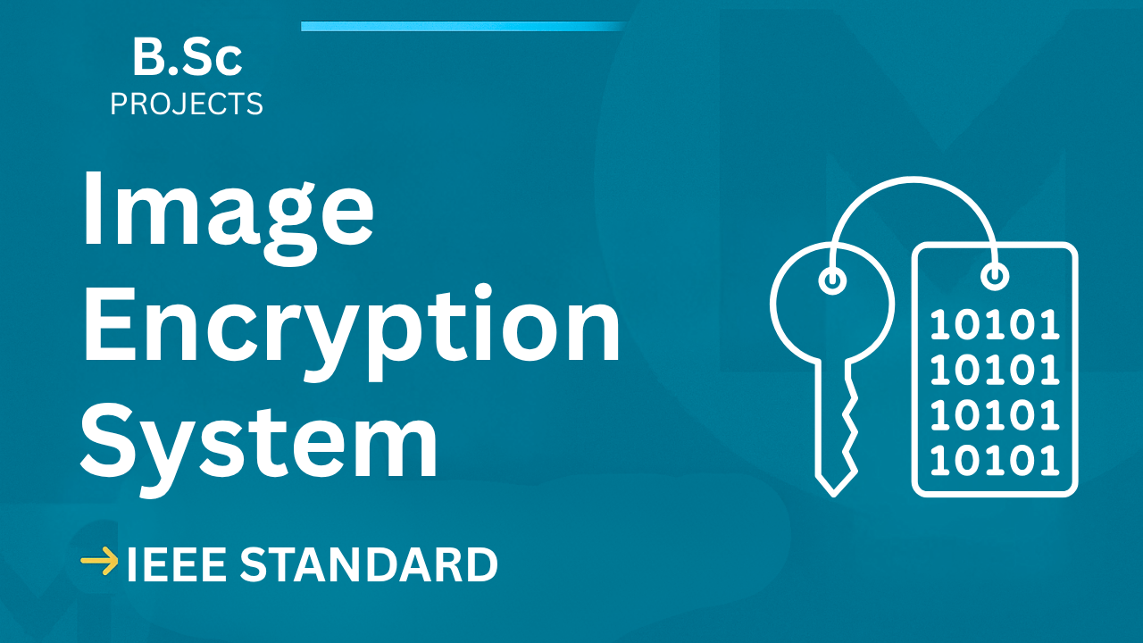 Image Encryption – B.Sc Project Report with IEEE Standard Format cover image
