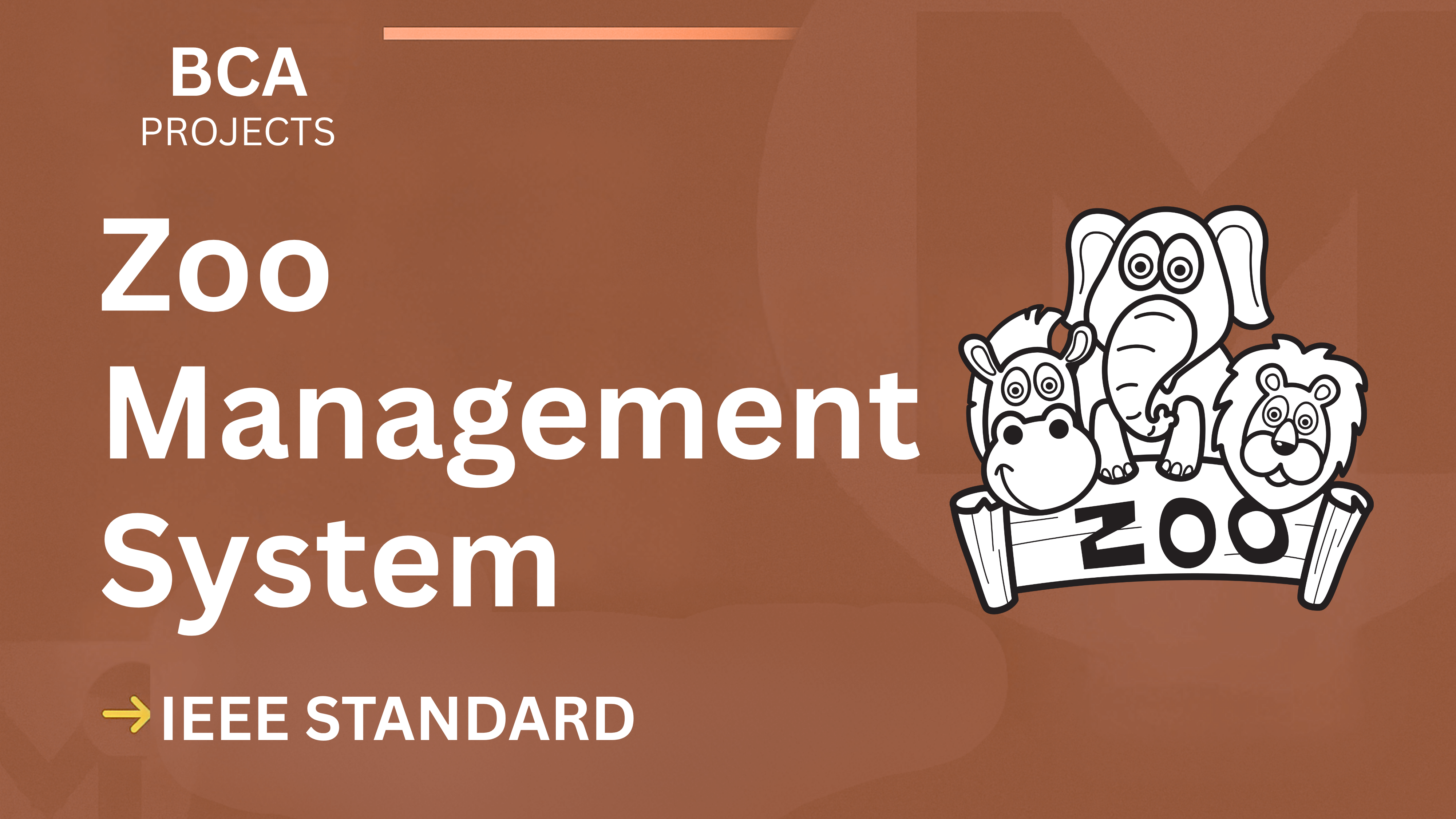 Zoo Management System BCA Project Report IEEE Format – Score High Fast cover image