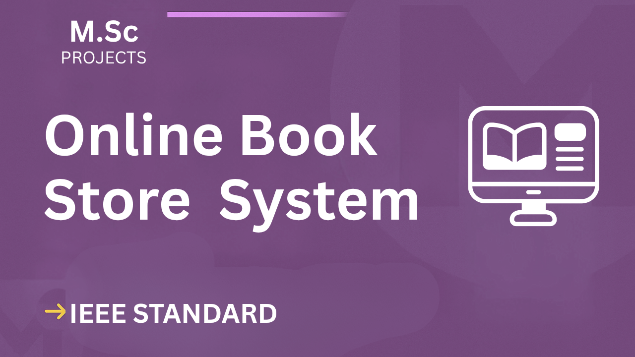 Online Book Store – M.Sc Project Report with IEEE Standard Format cover image