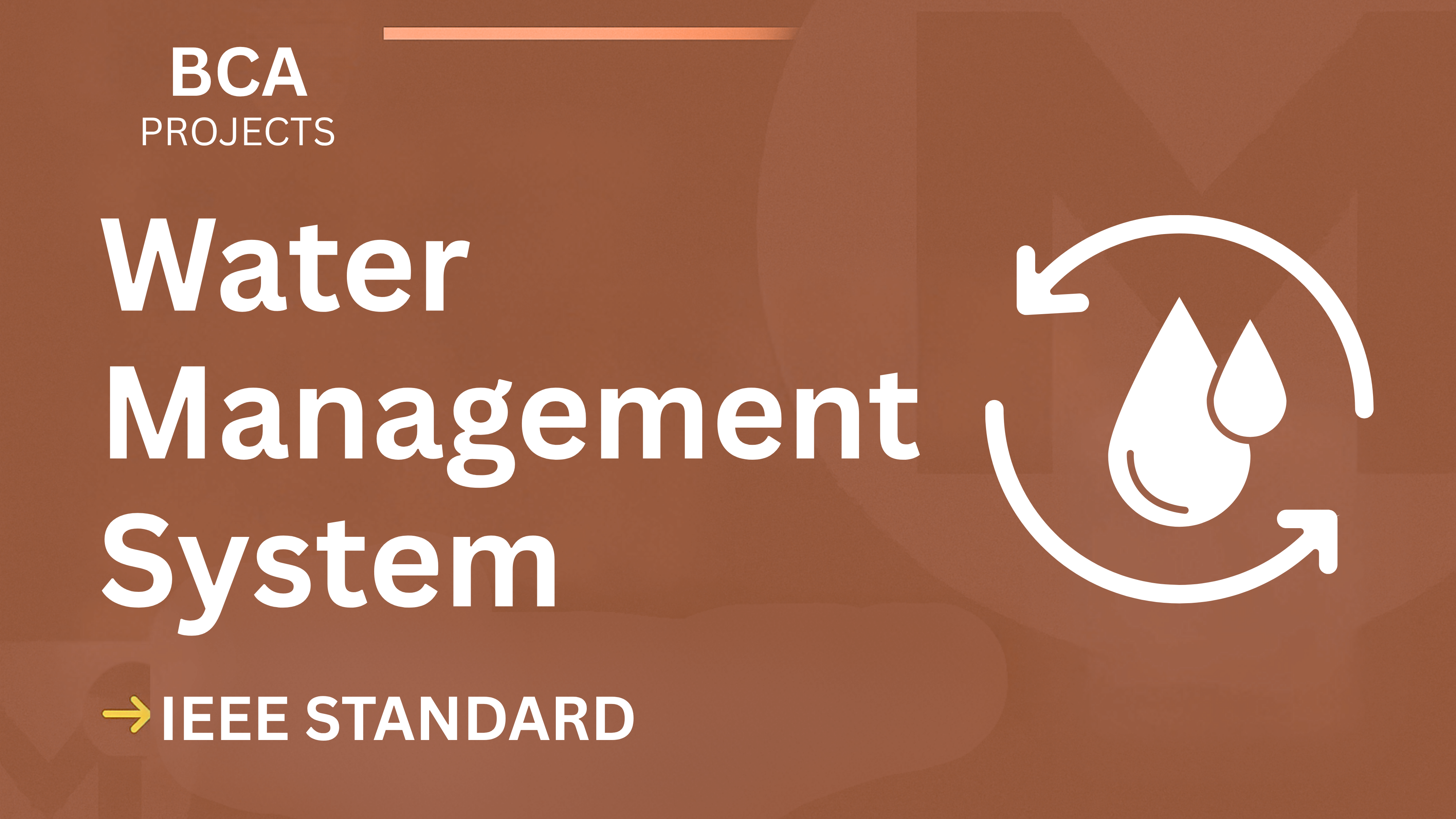 Score High with Water Management System BCA Project (IEEE Format) cover image
