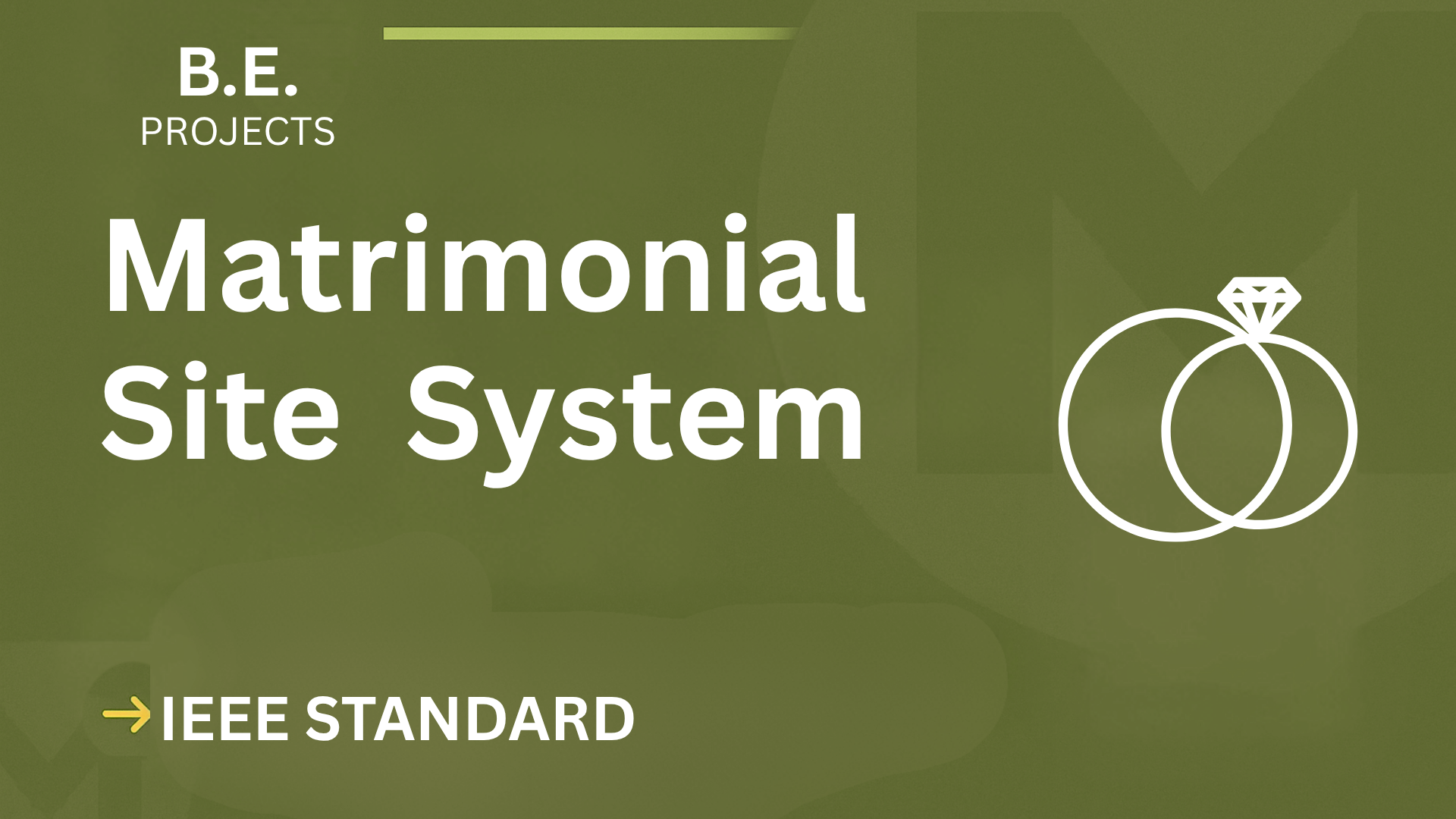 Matrimonial Site BE Project Report (IEEE) – Instant Download! cover image