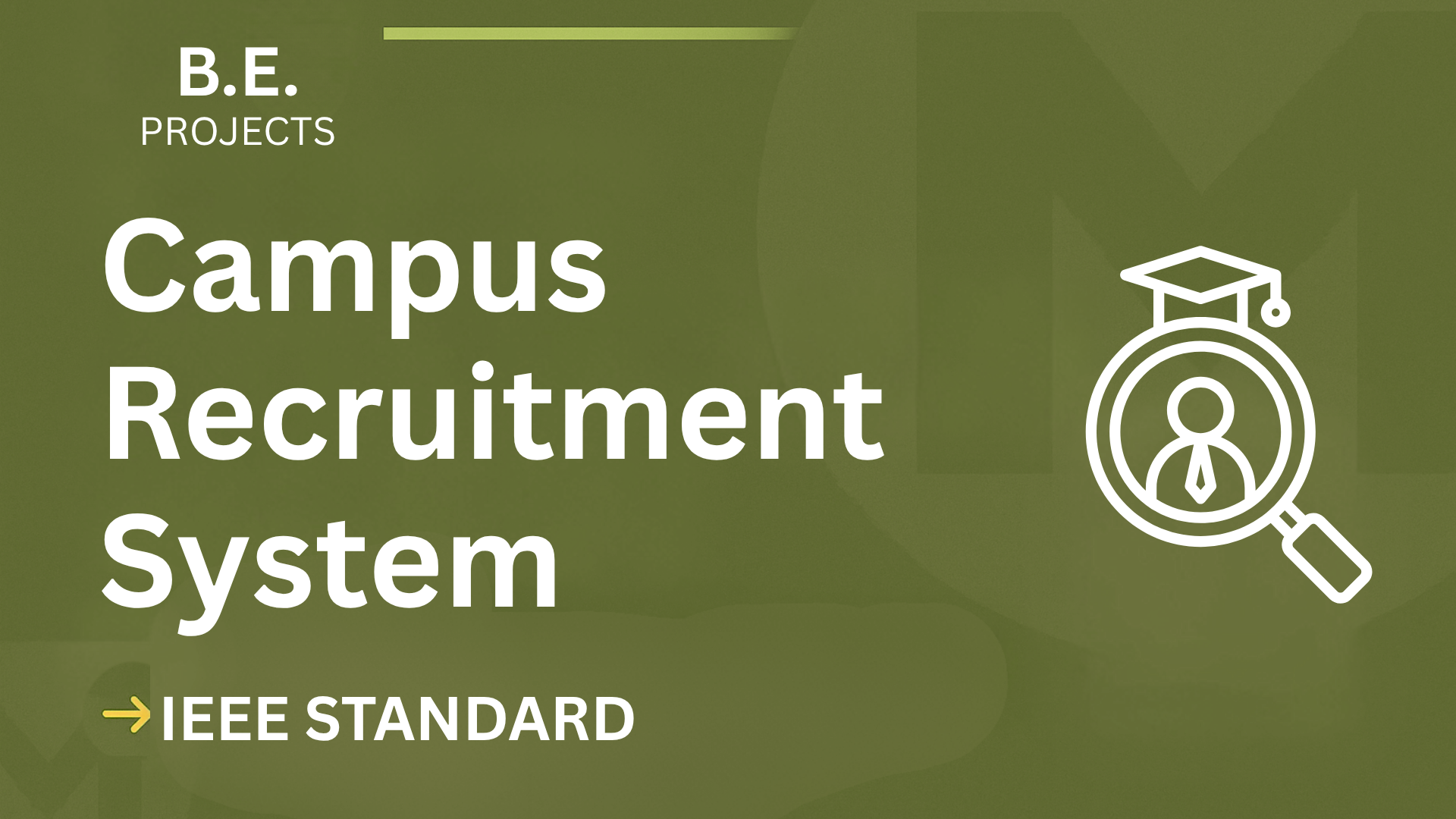 Campus Recruitment BE Project (IEEE Format) – Score High, Stress Less cover image
