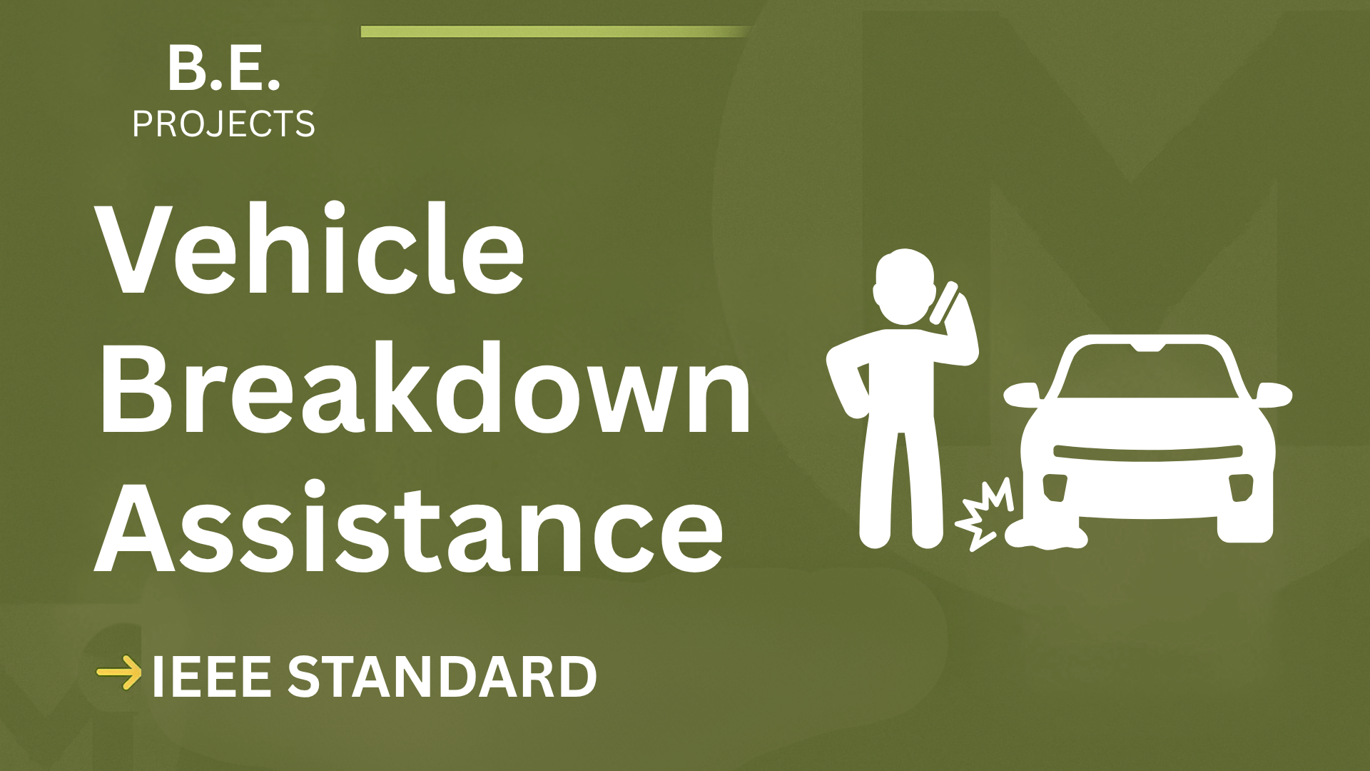 Vehicle Breakdown Assistance BE Project (IEEE) – Full Report & Code cover image