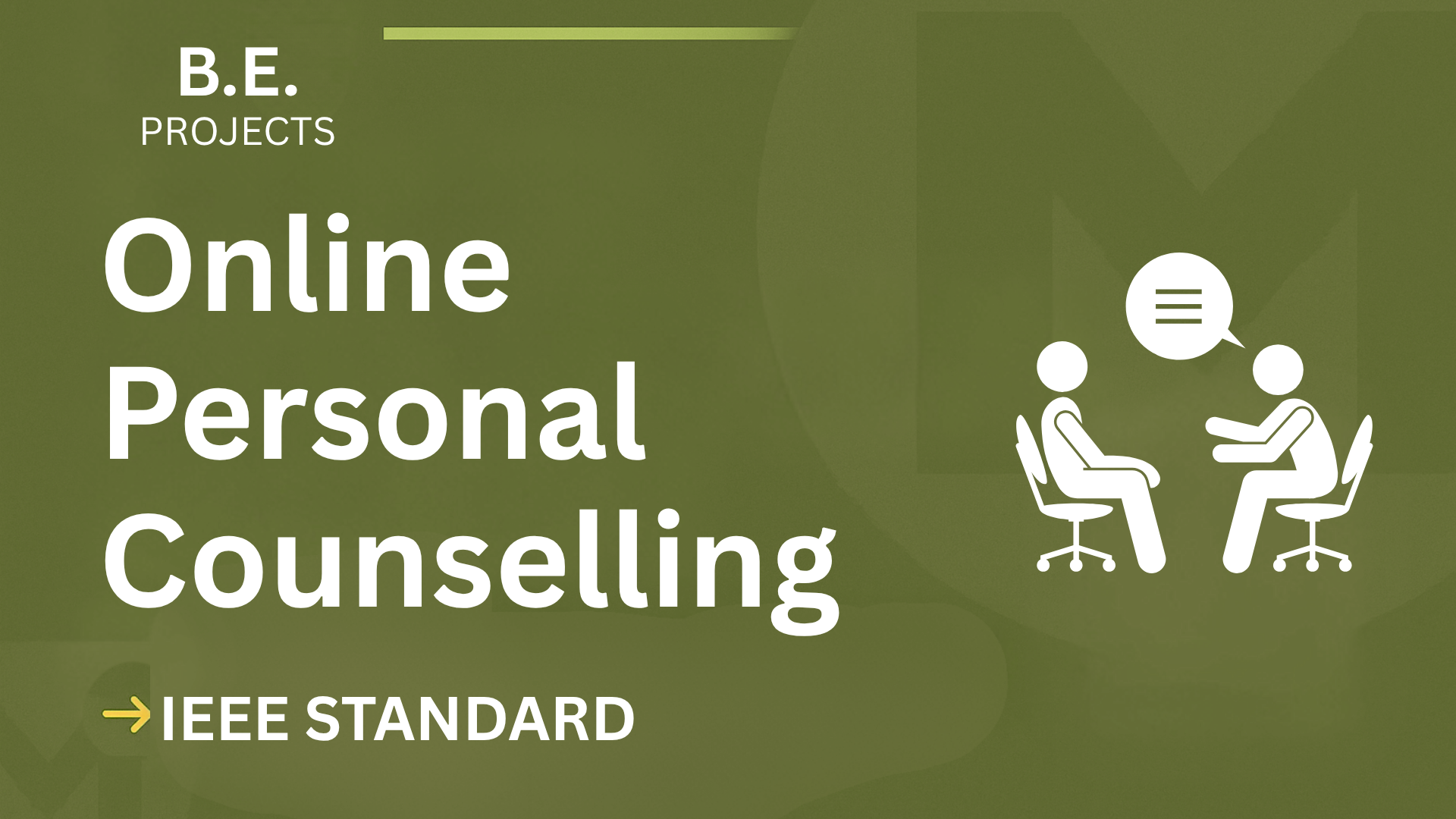 Online Personal Counselling BE Project: IEEE Report & Source Code cover image