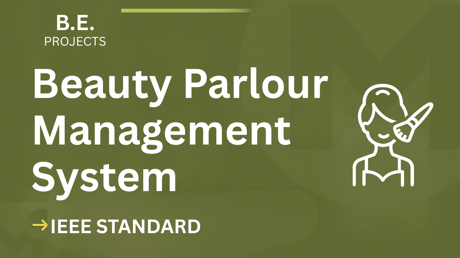 Beauty Parlour Management – BE Project Report with IEEE Standard Format cover image