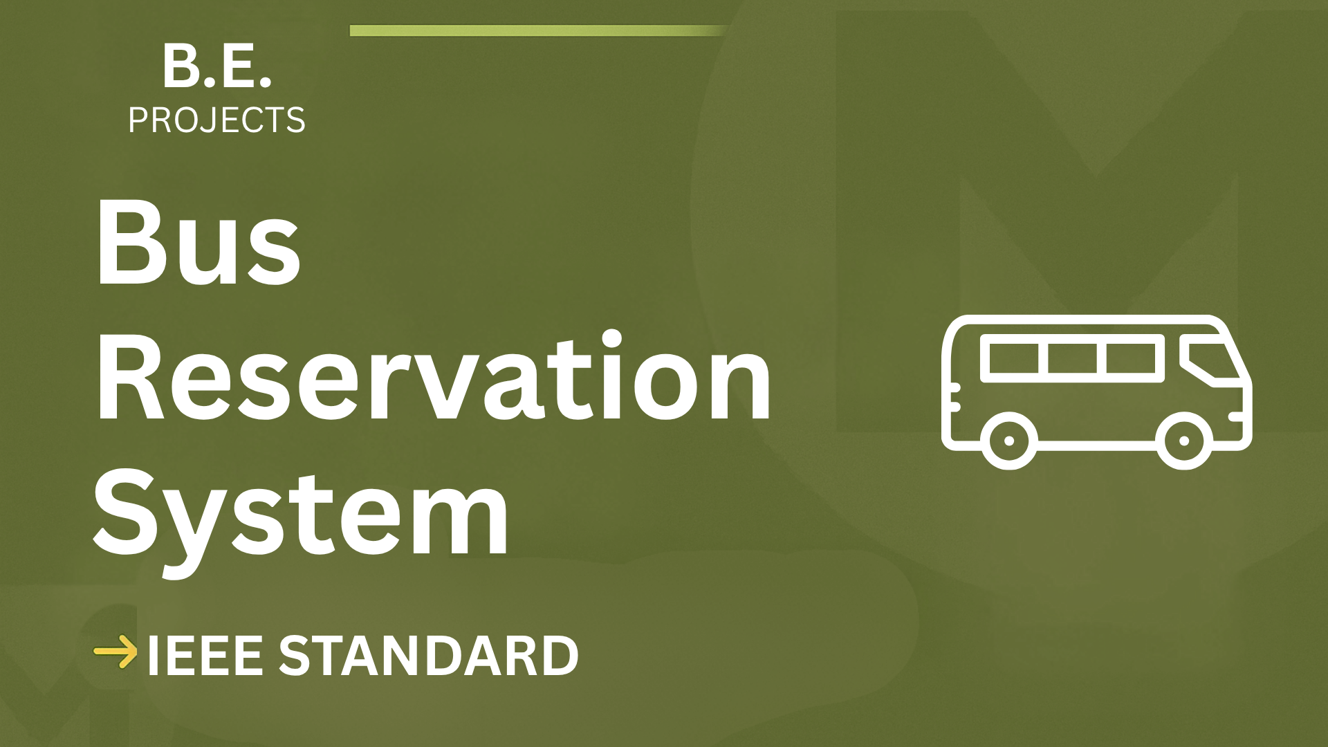 Bus Reservation System BE Project (IEEE) + Source Code Download cover image