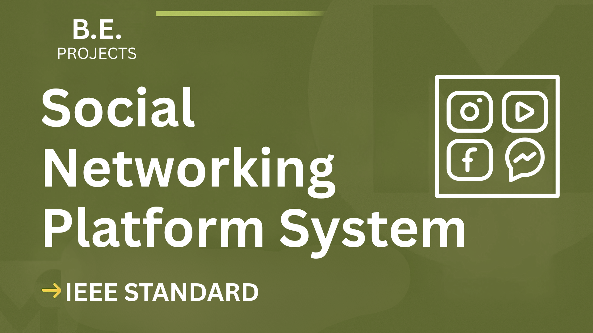 Social Networking Platform – BE Project Report with IEEE Standard Format cover image
