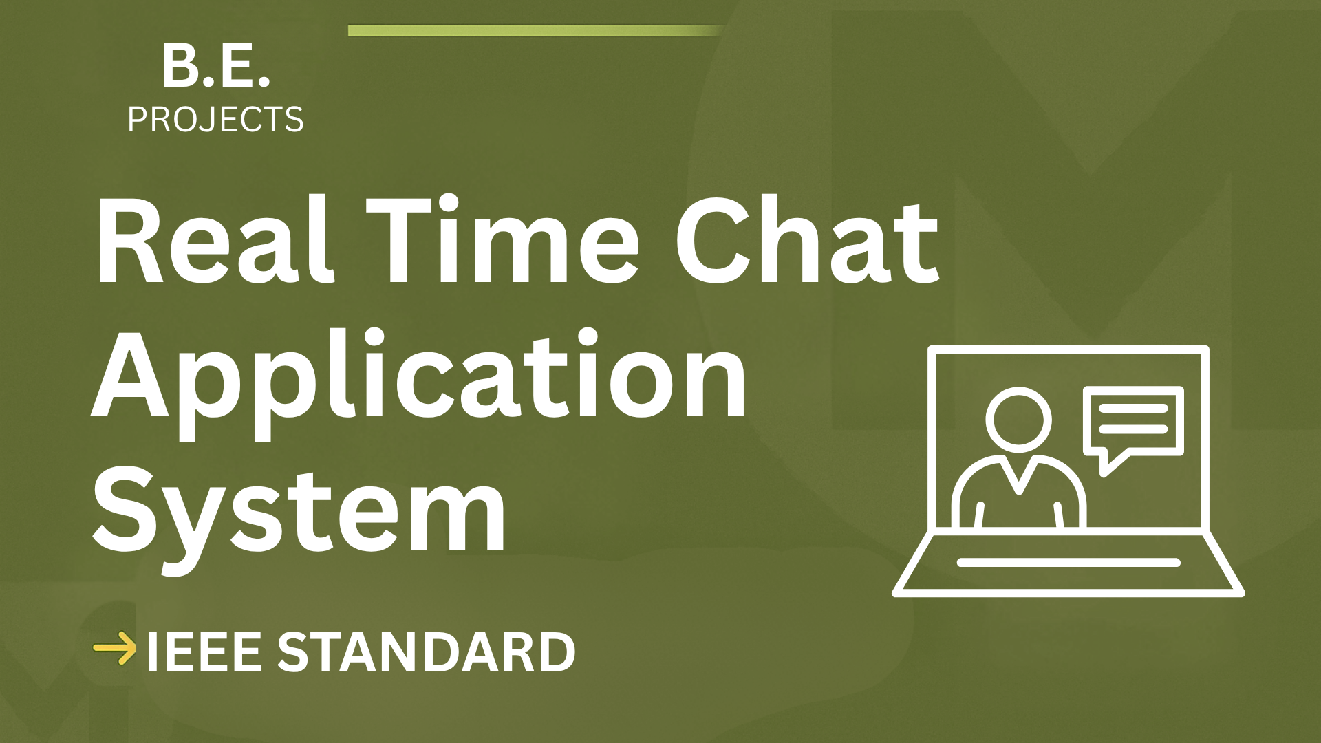 Download Real-Time Chat App BE Project Report (IEEE Format) cover image