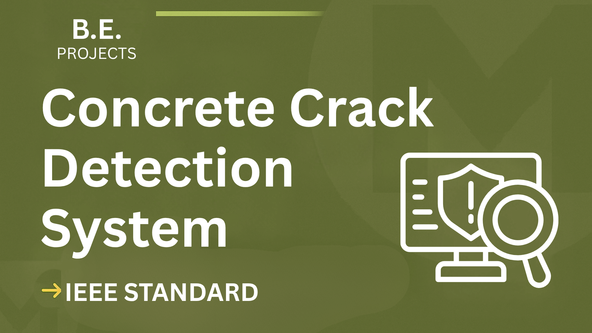 Ace Your Final Year: Concrete Crack Detection BE Project Report + Code cover image