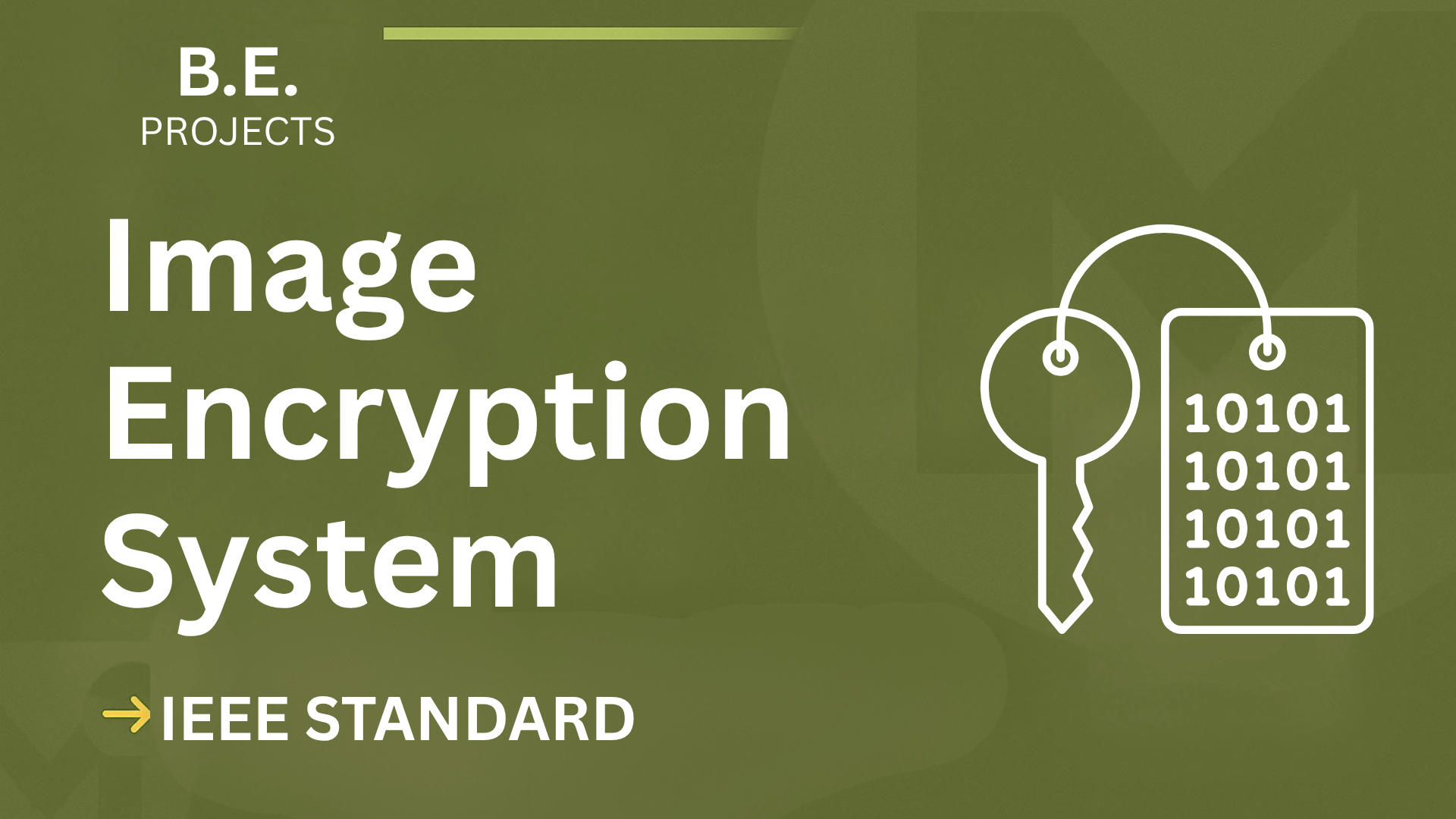 Download BE Image Encryption Project Report (IEEE) + Source Code cover image