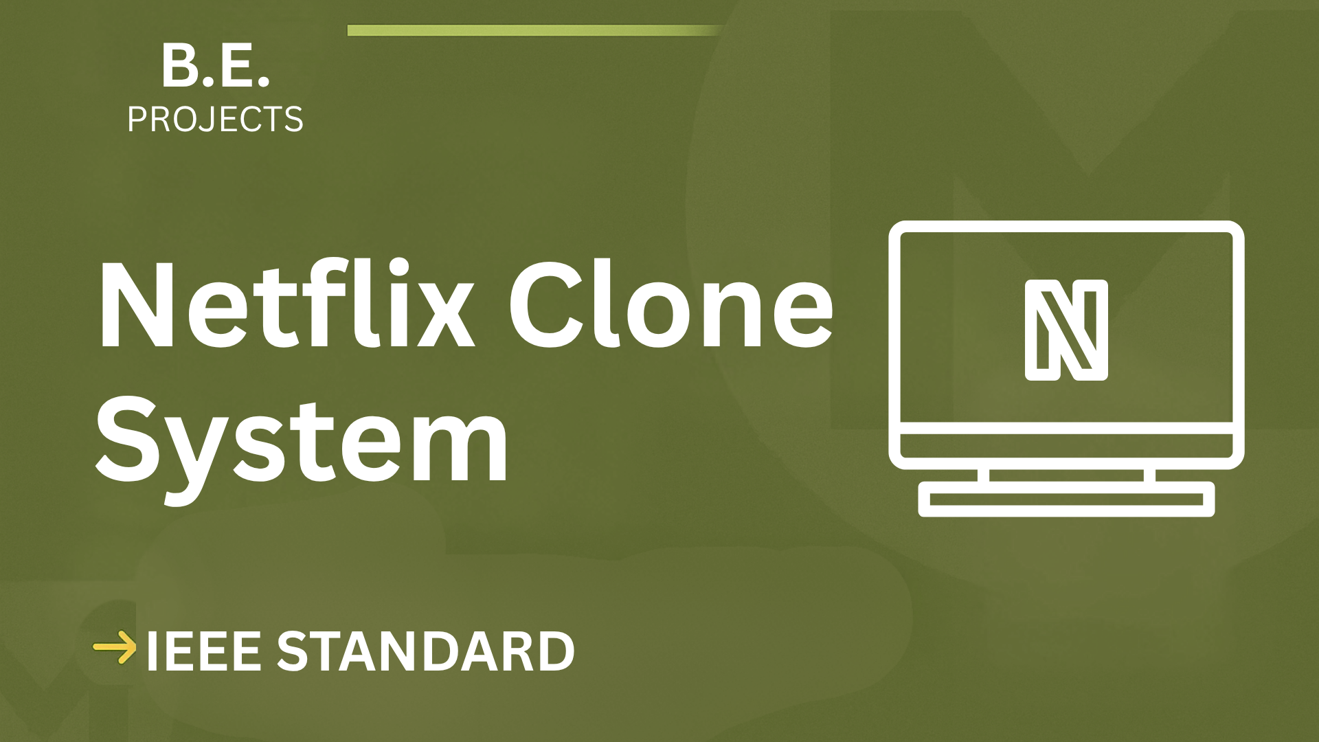 Netflix Clone BE Project Report (IEEE) + Source Code Download cover image