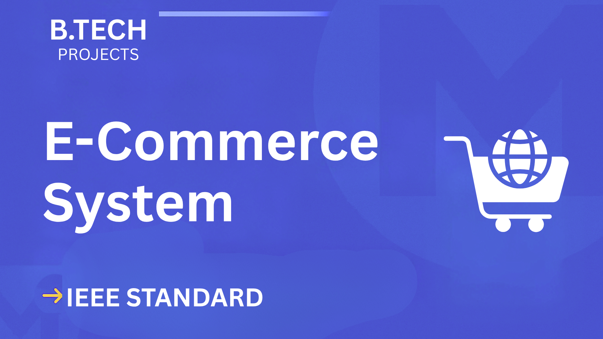 E-Commerce B.Tech Project Report IEEE Format – Source Code & Docs cover image