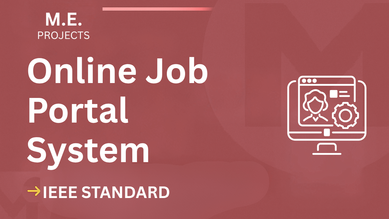Download Online Job Portal ME Project Report (IEEE Format) – Final Year Success cover image