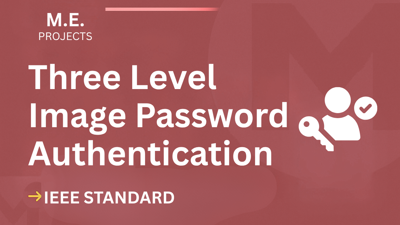 Three Level Image Password Authentication – ME Project Report with IEEE Standard Format cover image
