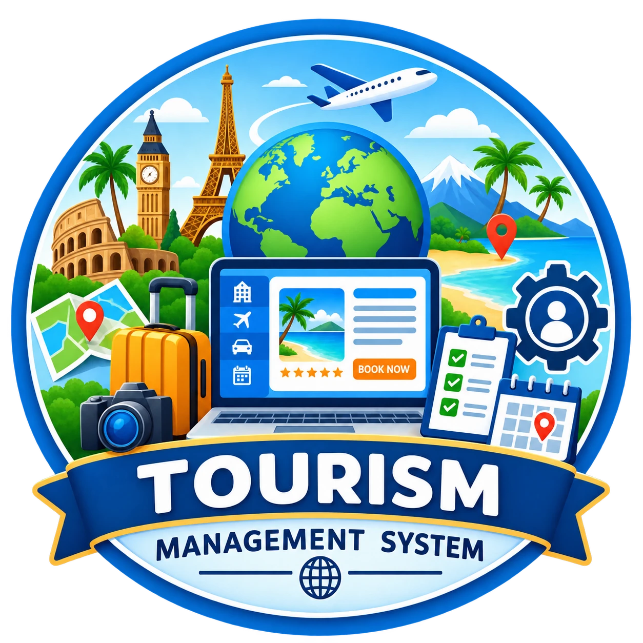 Tourism Management System in PHP with Source code live demo preview