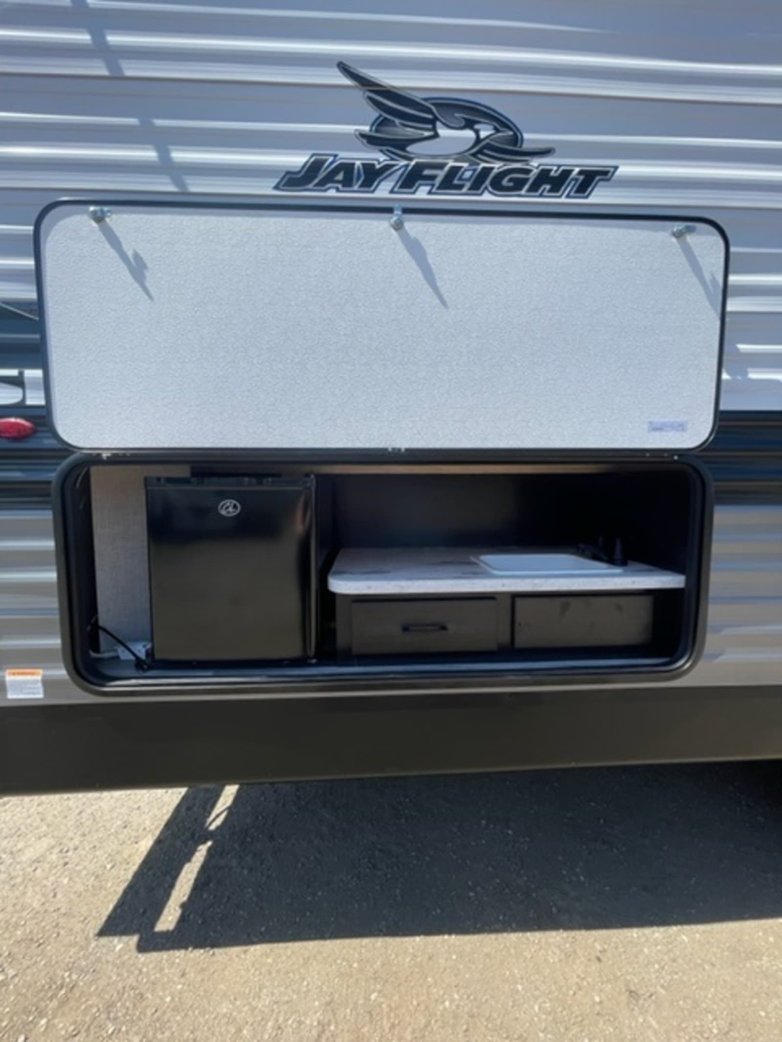 Outside Fridge and Sink