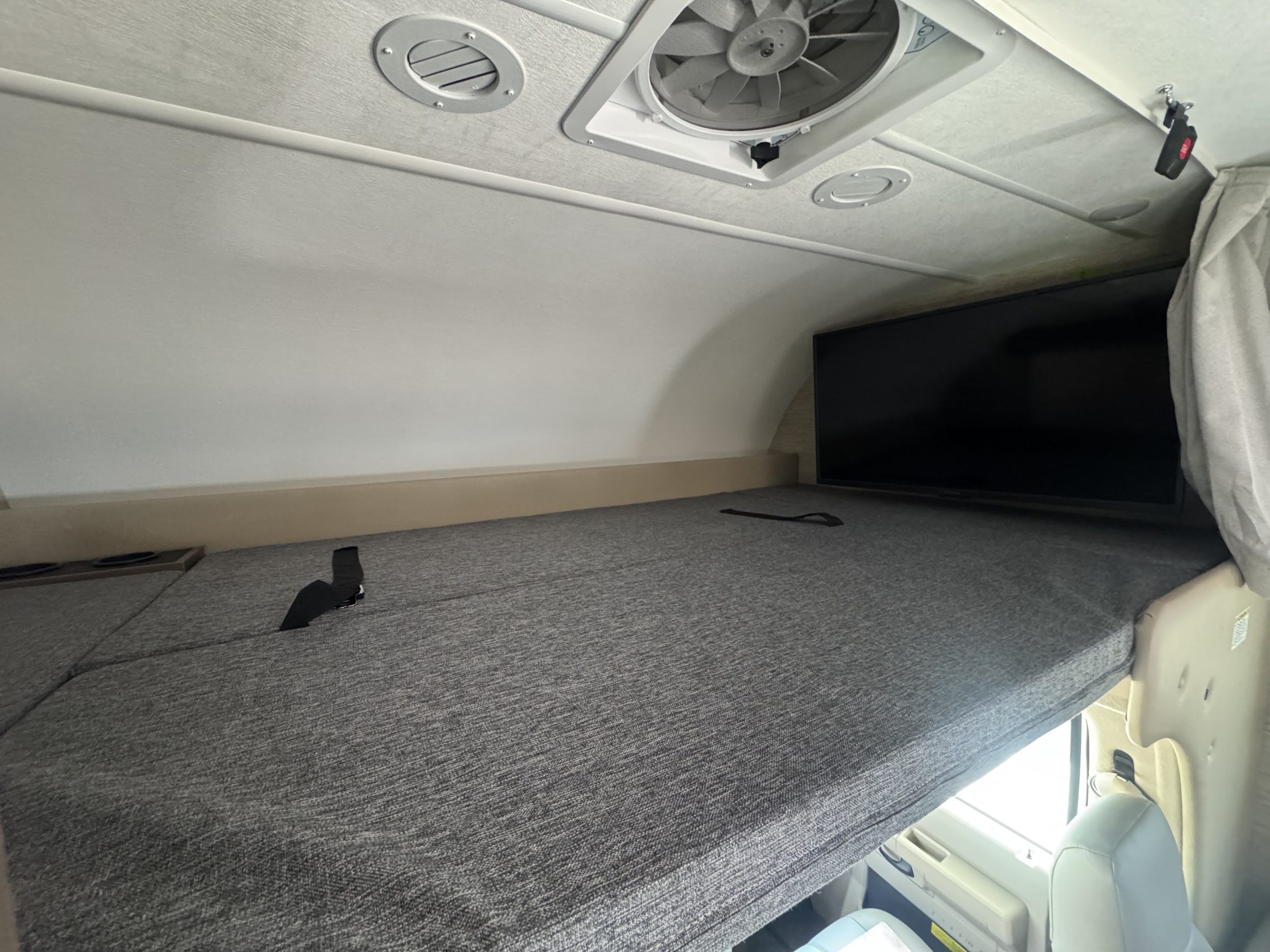 Overhead Bed with TV