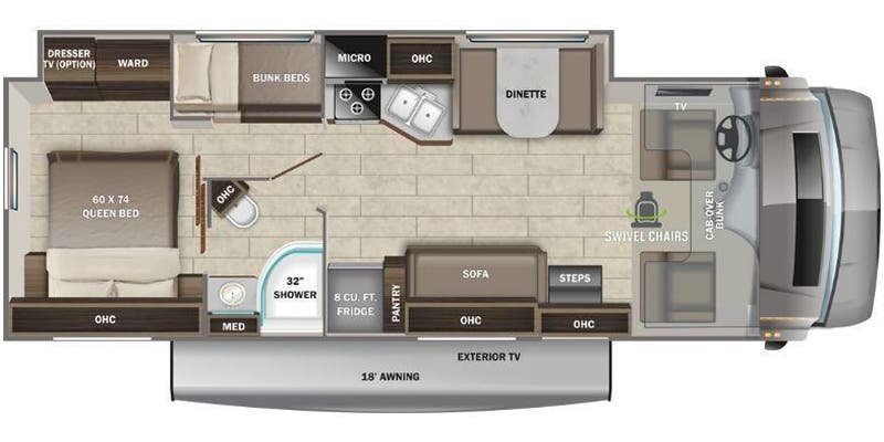 3236 31ft. Odyssey “2022” floor plan