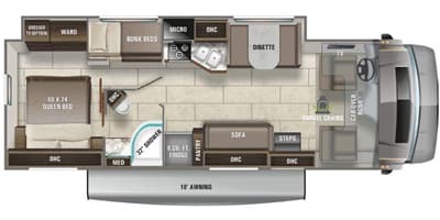 3221 31ft. Odyssey “2021” floor plan
