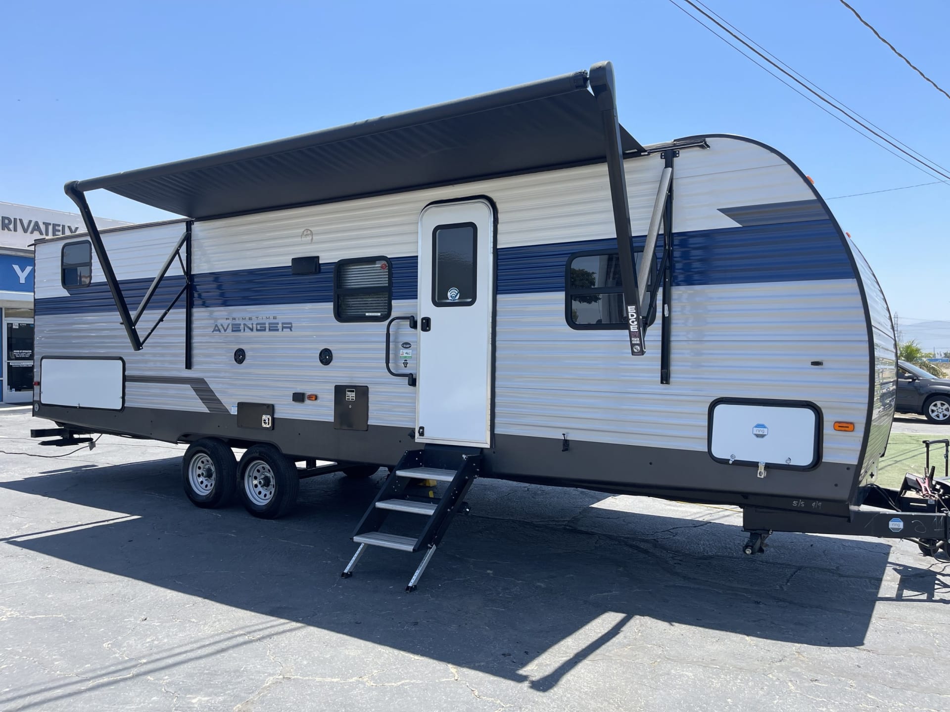 RV at campsite