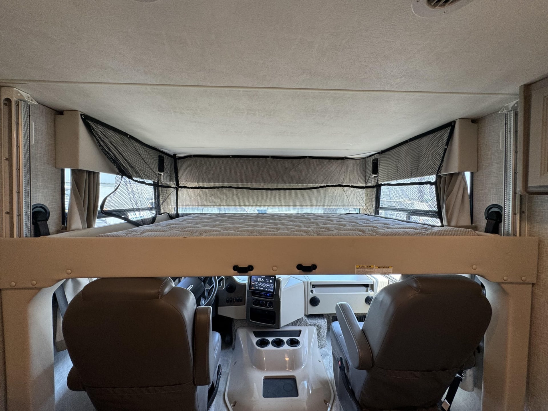Overhead Bed, Driver Area