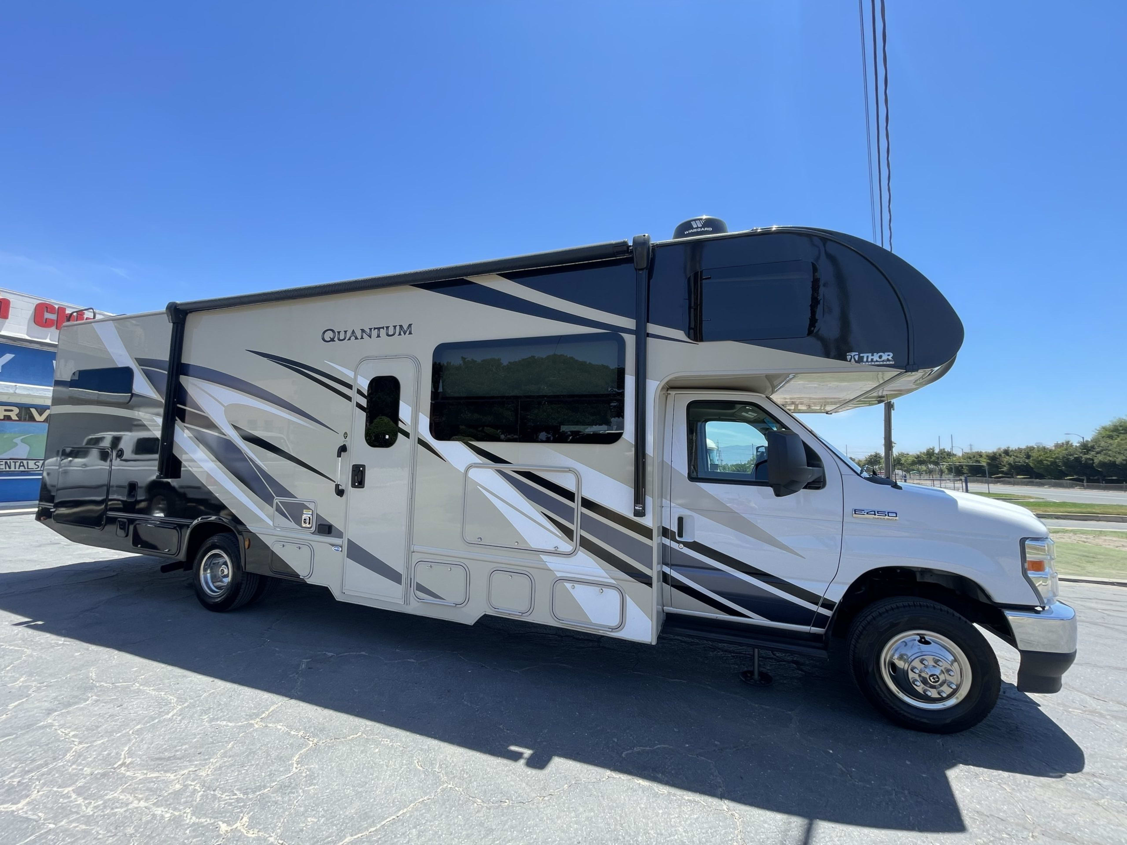 RV rental interior view