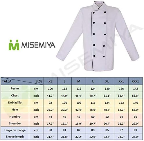 Vue 3 de Uniforme Chef Vestes Monsieur
