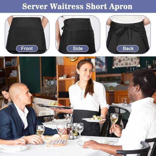 Vue 6 de Narosebe Pcs Demi Tablier