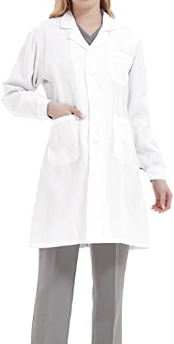 Vue 6 de Femme Blouse De Laboratoire