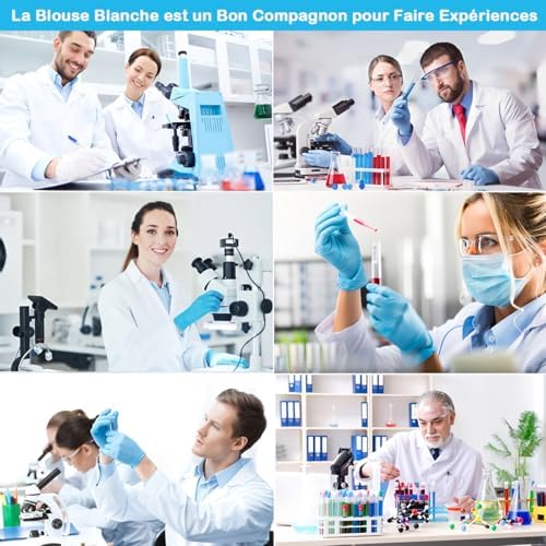 Vue 5 de Blouse Blanche Chimie Lycee