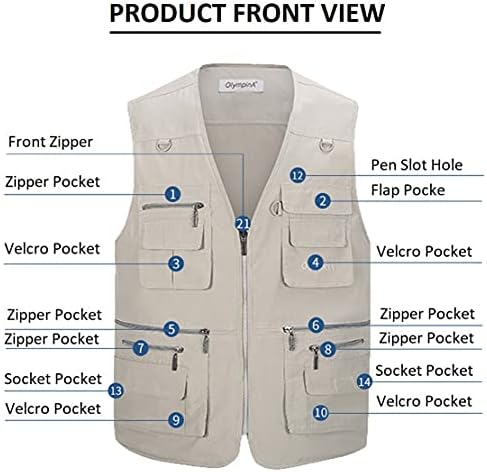 Vue 4 de Hommes Casual Gilet De