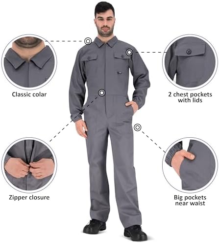 Vue 2 de Anax Combinaison Travail Salopette