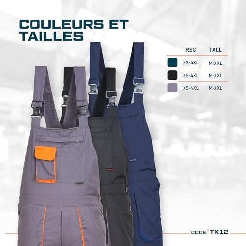 Vue 3 de Tx Salopette Homme Lot