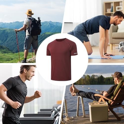 Vue 5 de Tshirts Sport Homme Fibre