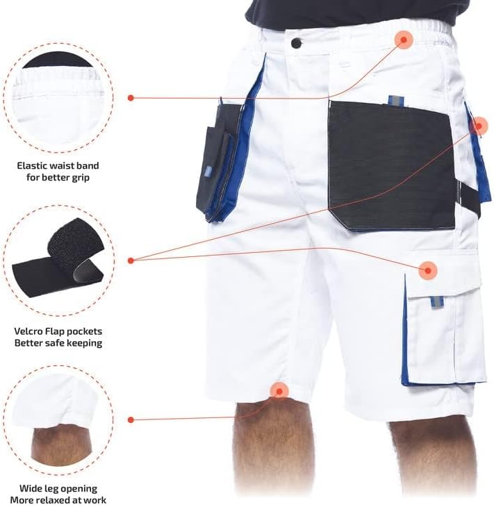 Vue 4 de Shorts De Travail Homme