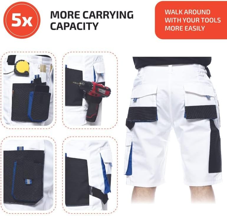 Vue 5 de Shorts De Travail Homme