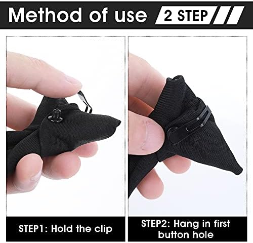 Vue 7 de Cravate Noire Clipser